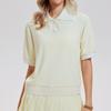Womens Slim Fit Short Sleeve Polo T-Shirt Set Yoga Tennis Fitness Running Sportswear