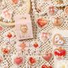 46 pcs Kawaii Cartoon Mini Stickers Creativity Decorative collage Adhesive Diy Diary Album Scrapbooking material