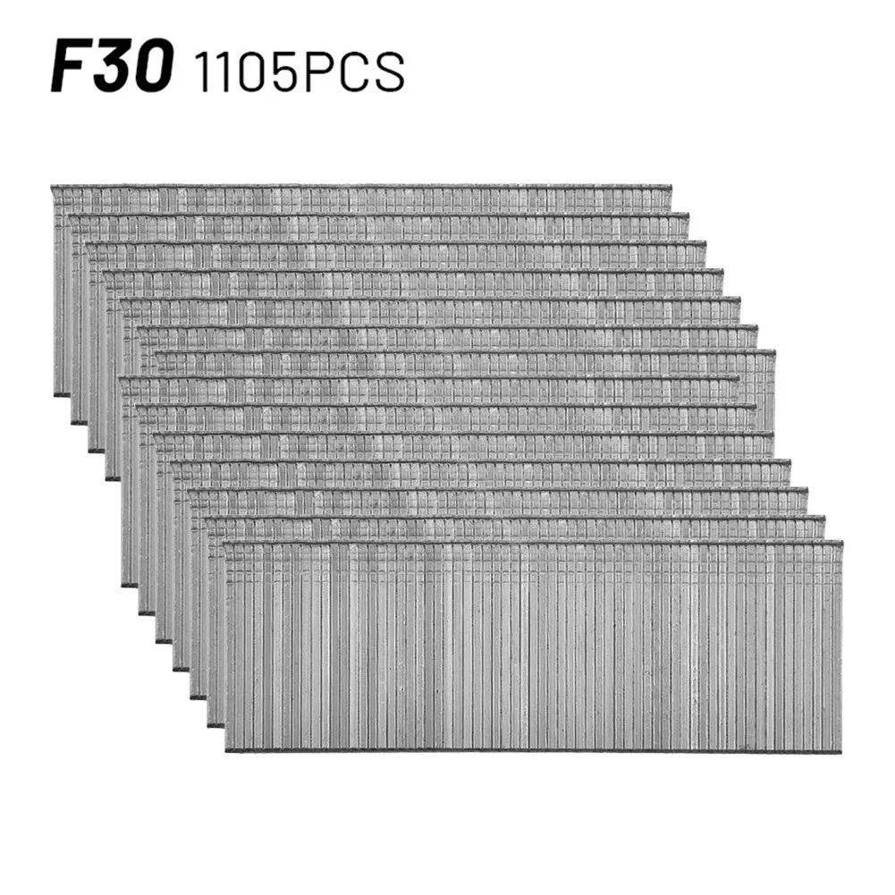 1105pcs Straight Brad Nails For Electric Nail Gun Stapler Nailers Staple-Guns F15 F20 F25 F30 For DIY Home Gardening-Woodworking