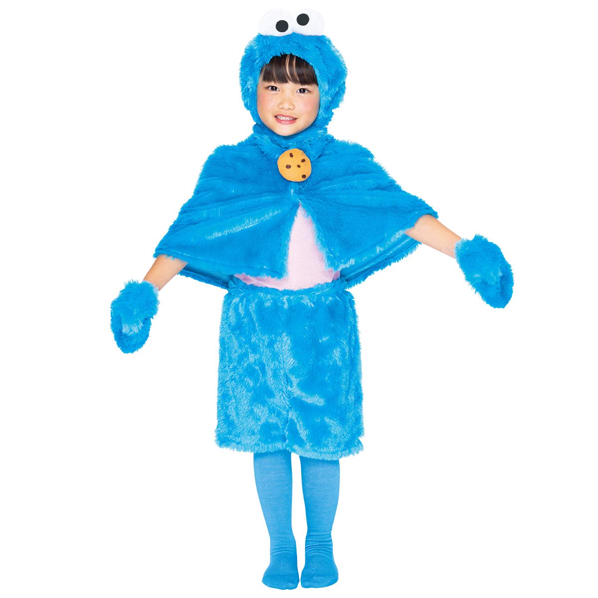 

[Pure] Sesame Street Costume Set Cookie Monster (Kids)