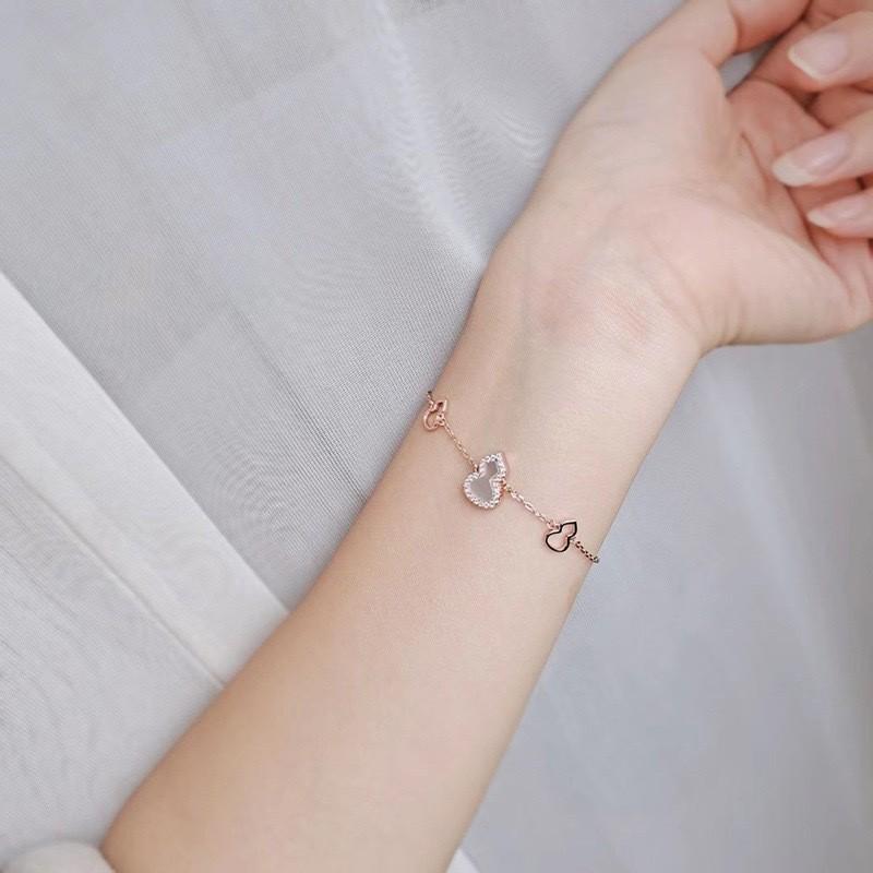 Seiko micro-rimmed diamond Fulu gourd bracelet versatile light luxury bracelet hand jewelry delivery