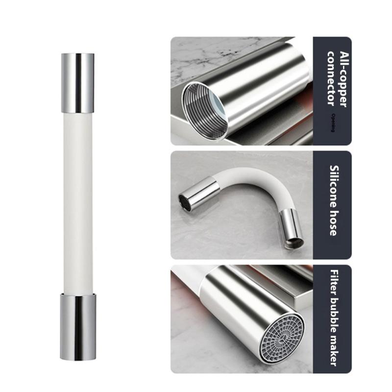 MultiPurpose Faucet Extender Bendable Structure Splash Prevention Faucet Extension For Efficient Watering In Tight Space