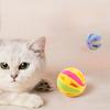Bell Ball Cat Toys kitten Colorful Playing Ball Toys Interactive Funny Plastic Cat Sound Toy Cat Ball Chase Toy Pet Supplies