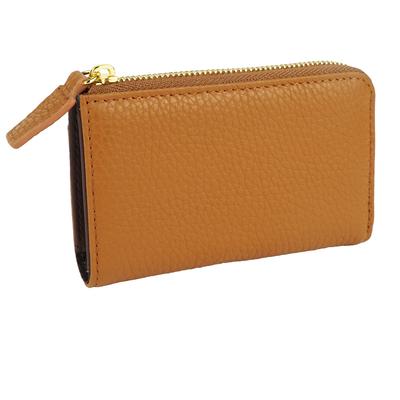 Popfull Key Case, Key Holder, Key Ring, Smart Key, Genuine Italian Leather, Mother's Day, Respect for the Aged Day, Gift, Christmas (Camel)