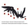 Stainless Steel Folding Knife Folding Knife Outdoor Mountaineering Camping Portable Tool Multi Functional Folding Pliers