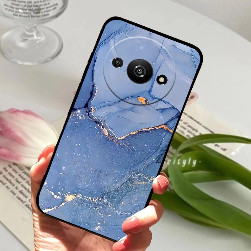 Für Redmi A3 Hülle 23129RN51X Mode Weiches TPU Silikon Handy Schutzhülle Für Xiaomi Redmi A 3 Pro Fundas A3x Stoßfänger Schalen
