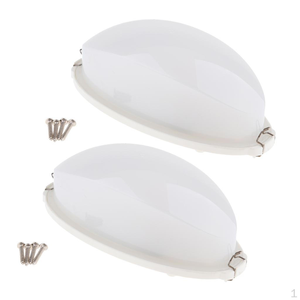 Set of 2 Oval SaunaLight- Proof Sauna Light Lamps E27 Base