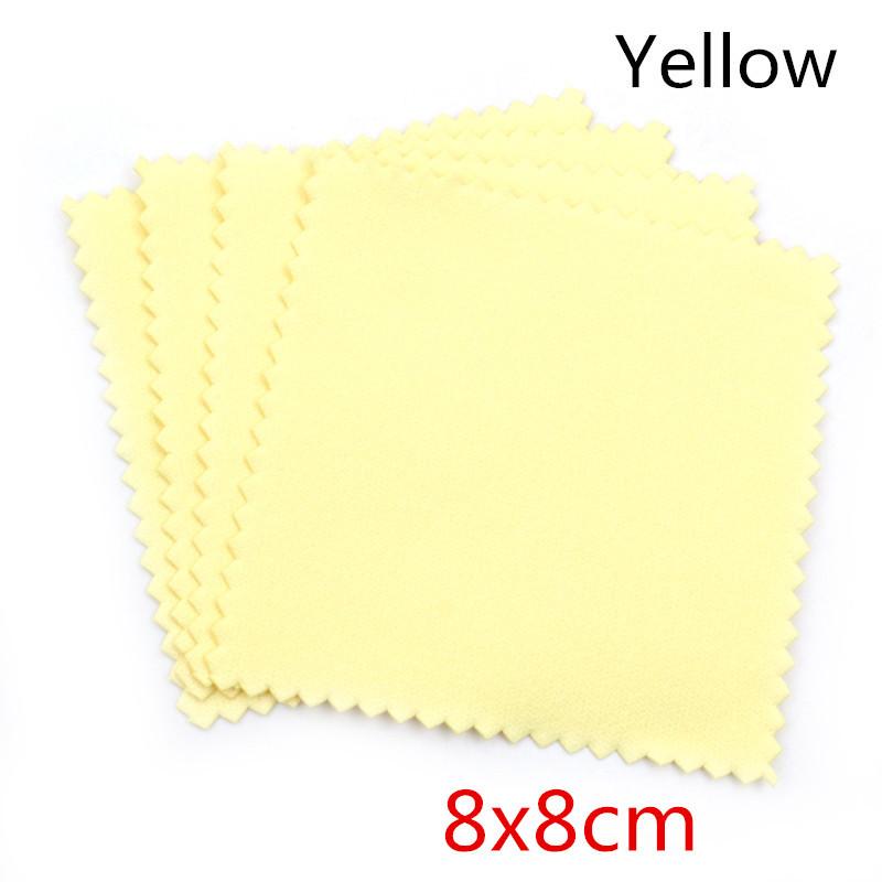 10pcs Polishing Cloth Gold and Silver Jewelry Care Cleaning Cloth for Jewelry, Rings, Necklaces, Bracelets, Polishing Rags