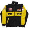 Herren Damen Retro Motorradjacke Baumwolle Gepolstert Winddicht Sportmantel Reiten Wandern Camping Outdoor