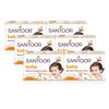 Santoor Baby Bathing Bar Soap With Milk Cream Saffron And Almond Oil Gentle Daily Skin Cleansing Formula For Infant Pack Of 3