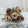 New DIY Silk Artificial Flower Rose Rose Artificial Simulated Bouquet Bridal Garden Bonsai Festival Decoration