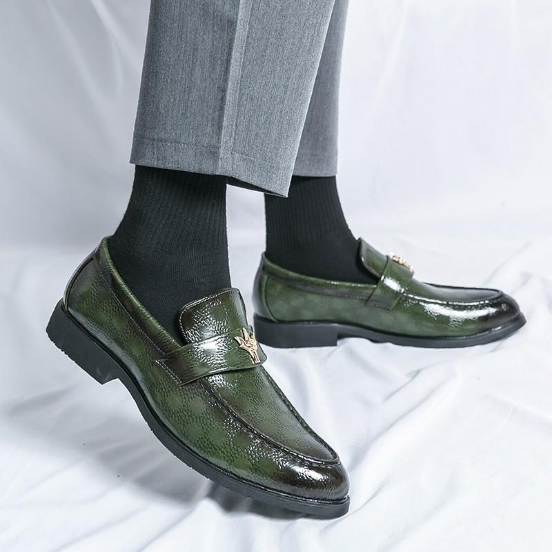 Mens Loafer Slip-On Dress Shoes Business Formal Wedding Office