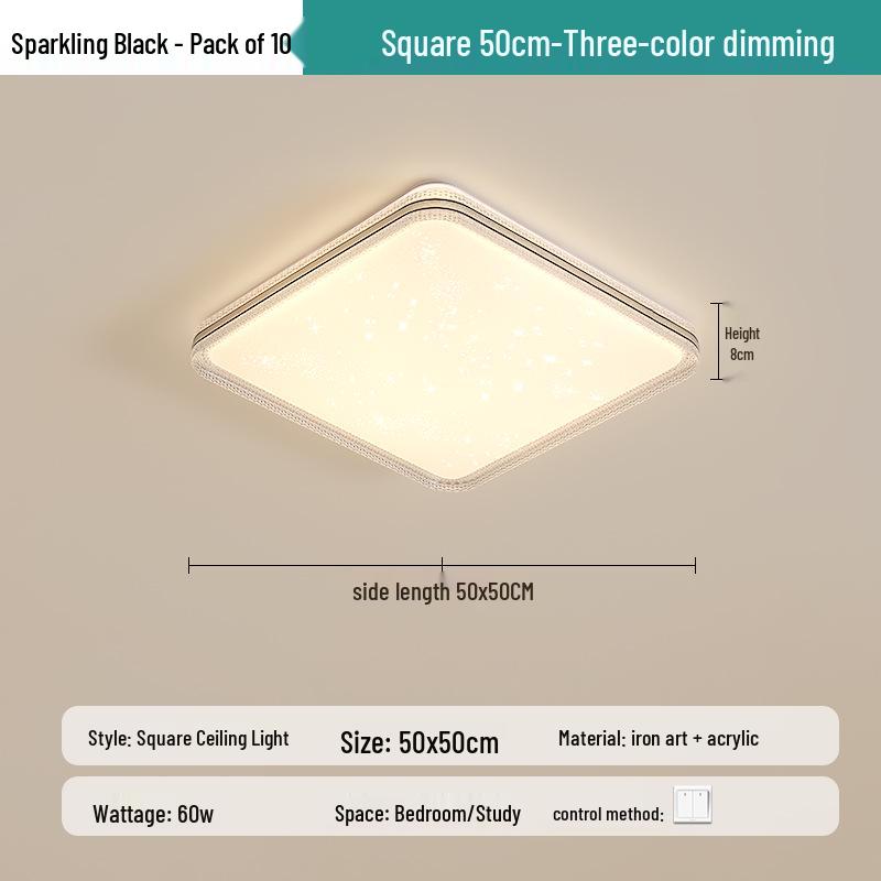 High Brightness Living Room Ceiling Light – Luxury Full Spectrum Eye Protection for Home Decor
