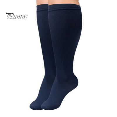 1 paio di calzini sportivi unisex, calzini da yoga a compressione, taglie forti, lunghi, elastici, antiscivolo, caldi, per la corsa e la vita quotidiana.