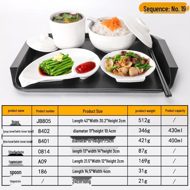 Qianxing Melamine Tableware Set