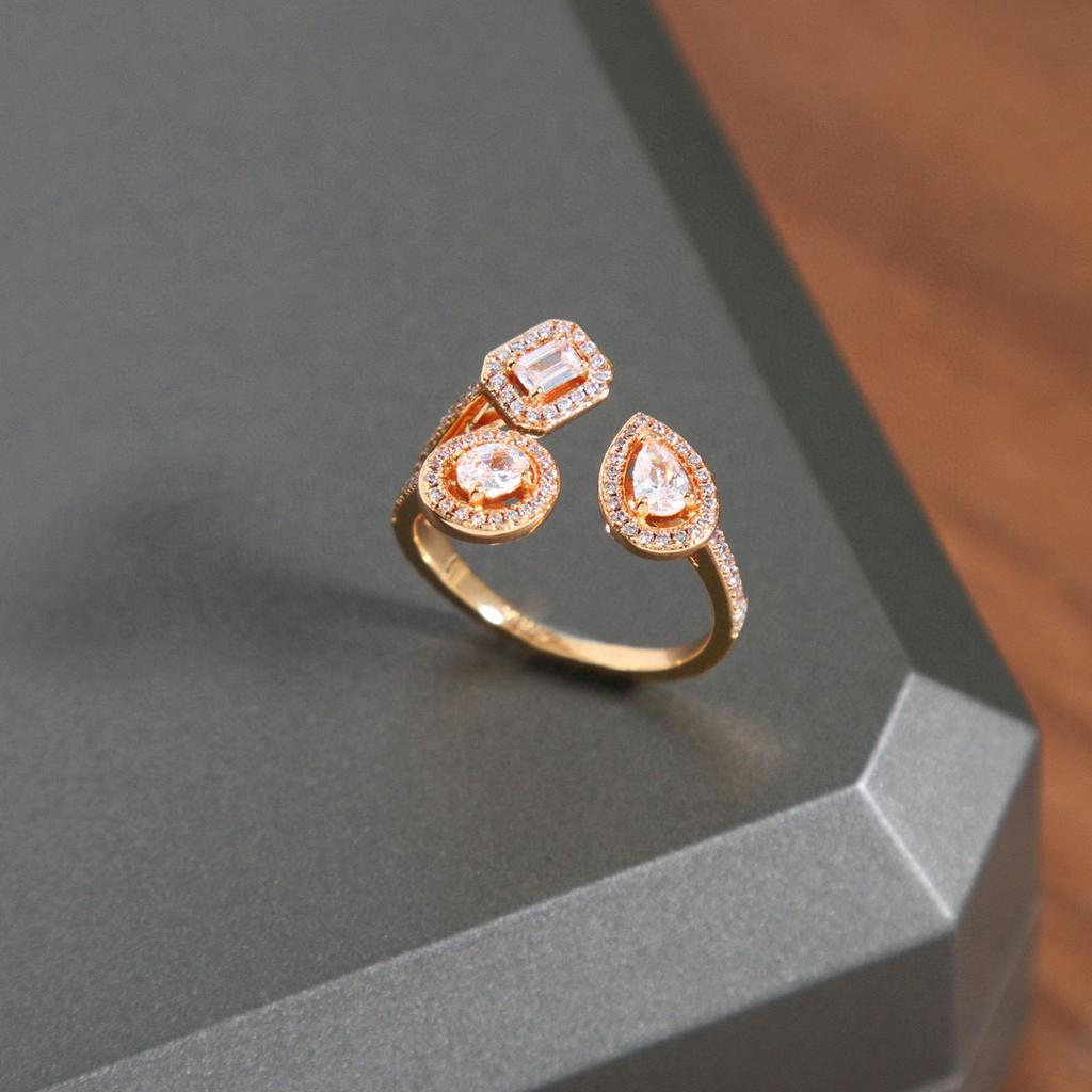 New Vintage Hot Brand Women's Ring Diamond Luxury Jewelry For Women Designer Pure 925 Sterling Silver Fashion Lady Party Rings