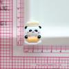 Panda Bread Toast DIY Cream Glue Cartoon Food Resin Jewelry Accessories
