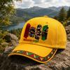 New African Juneteenth pattern print baseball cap outdoor leisure breathable cap men and women