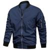 Men's Lightweight Bomber Jacket for Spring Autumn - Casual Flight Pilot Varsity Baseball Coat