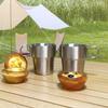 Cmaos Double-Layer Stainless Steel Coffee Mug