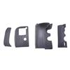 4-in-1 Körper Gummihülle + Klebeband Inklusive Daumengriff Gummiabdeckung Seite Unterseite Hülle Haut für D800 DSLR Kamera
