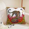Fashion animal leopard cushion cover Pillow Case Plush Fabric Soft Double Sided Print Sofa Cushion Cover Throw Pillow Covers