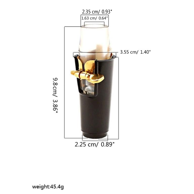 Alto Saxophone Plastic Mouthpiece Kit Includes Plastic Cap Metal Buckle Reed Pads Musical Instrument Replacement Parts