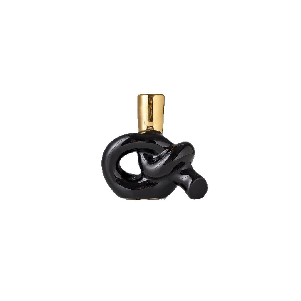 Creative Twisted Rope Knot Ceramic Vase Living Room Countertop Decoration Abstract Irregular Flower Vase Indoor Aesthetics Decor