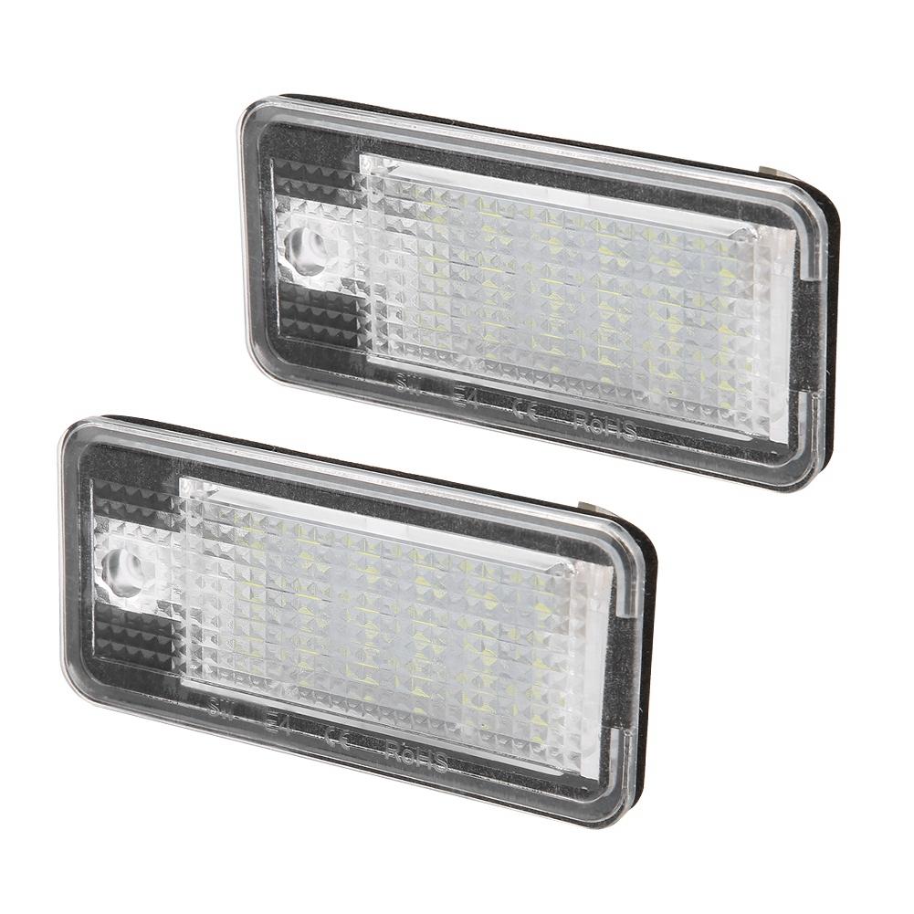 2pcs 3W 12V LED Bds License Plate LED Light Lamp for