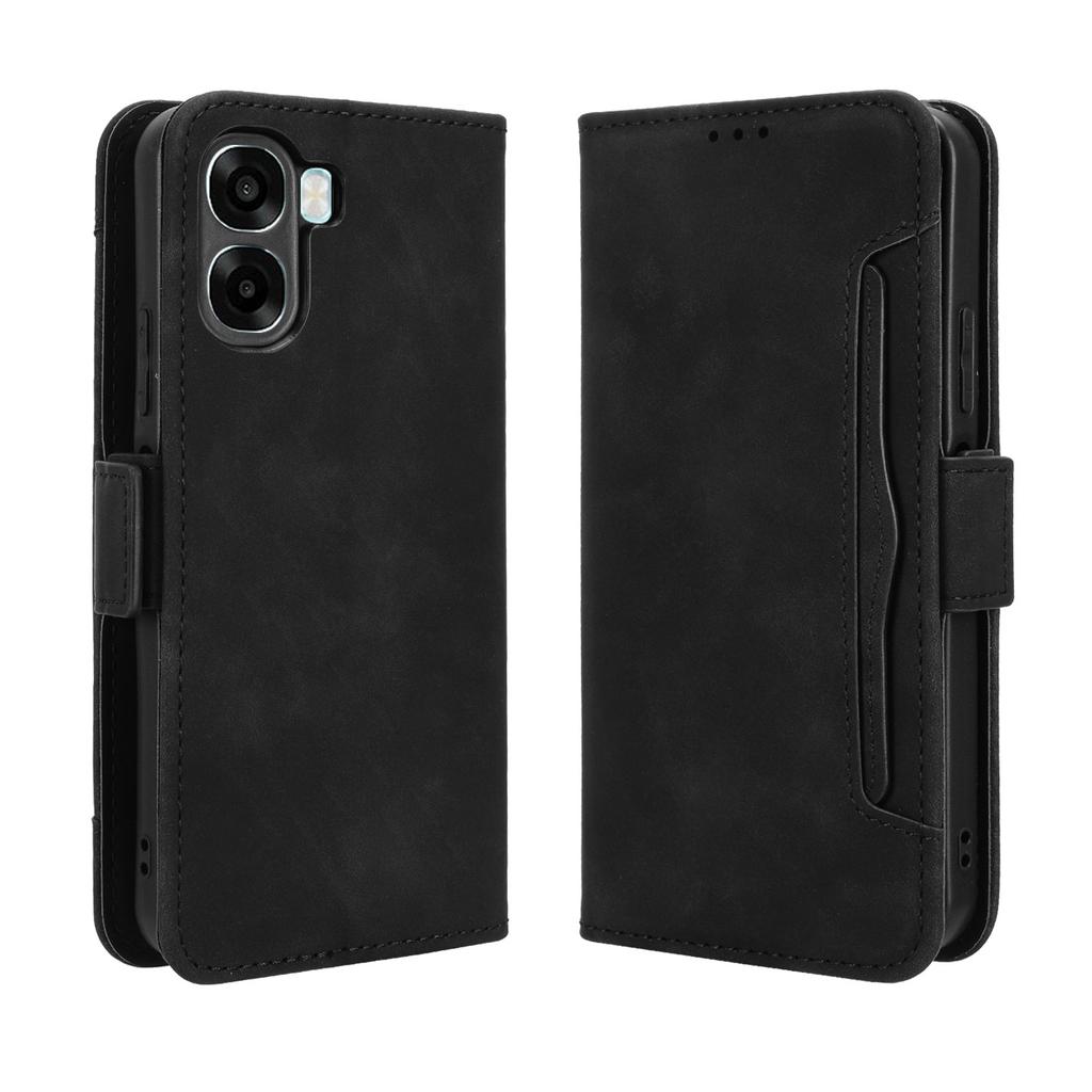 Kožené pouzdro na telefon Oppo A6x 4G/Oppo A6x 5G, peněženka s více sloty na karty