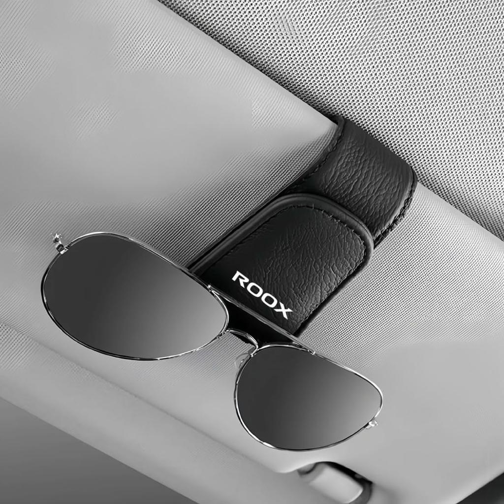 Nissan Roox Car Glasses Holder Compatible with Roox B4 and ML21 Features Include a Leather Easy and Stable Includes a Clip for Sunglasses and a Easy