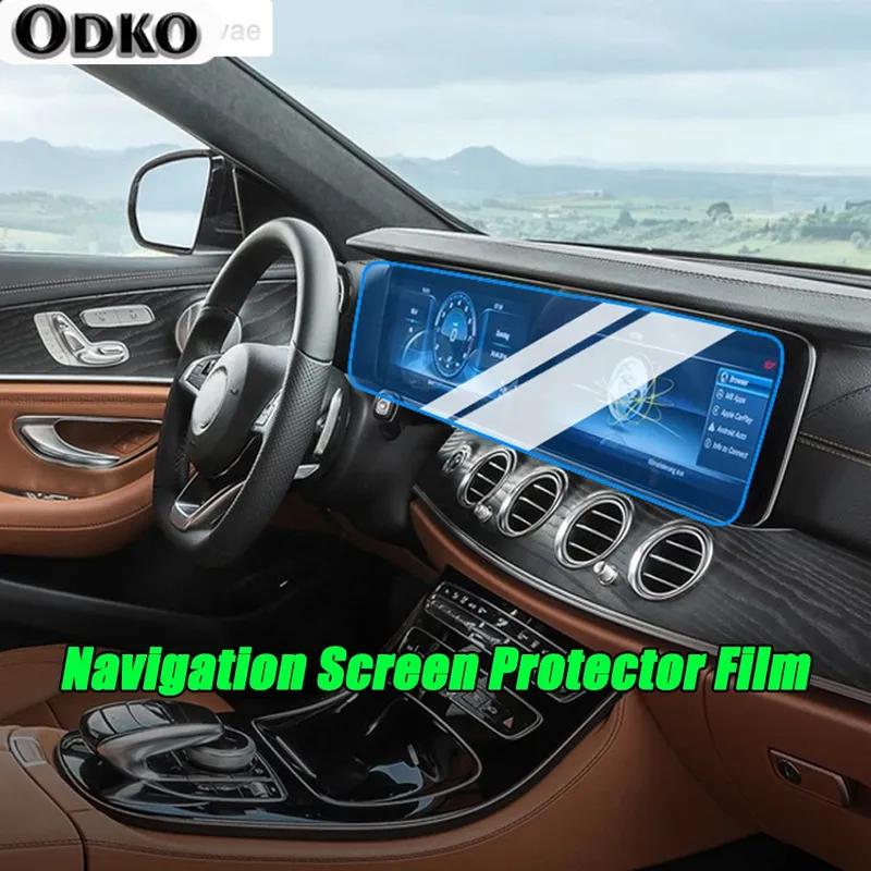 TPU Transparent Membrane Protective Film For Mercedes Benz E Class W213 E200/260/300/320 2016  Car Accessories Center Consol