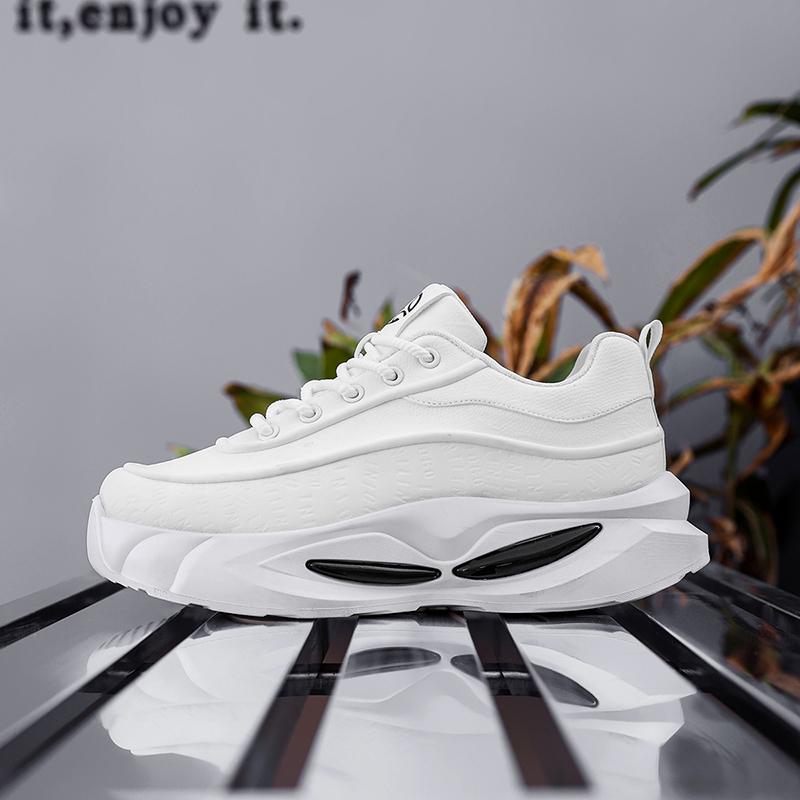 Fashion Men's Fashionable Thick Soled Skateboarding Shoes Trendy Comfortable Man Suitable Chunky Sneakers Designer Flat Platform Shoes