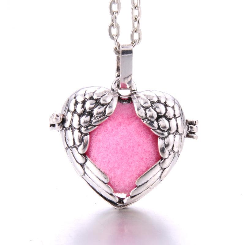 Hot-selling Aromatherapy Ancient Silver Style Cage Type Hollow Necklace Essential Oil Diffuser Perfume Box Ancient Hanfu Accessories