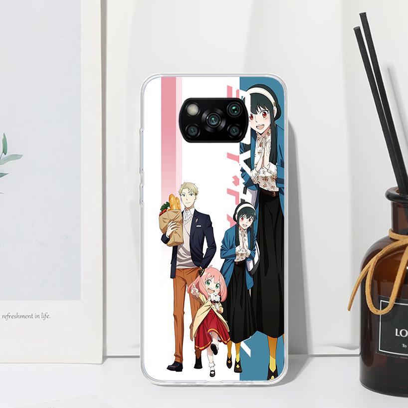 Anime Spy Family Anya Phone Case For Xiaomi Poco X7 X6 X5 M7 M8 Pro F7 Ultra Redmi 15C 15 13C 13 12C 12 10 10C 10A Art Fundas Po