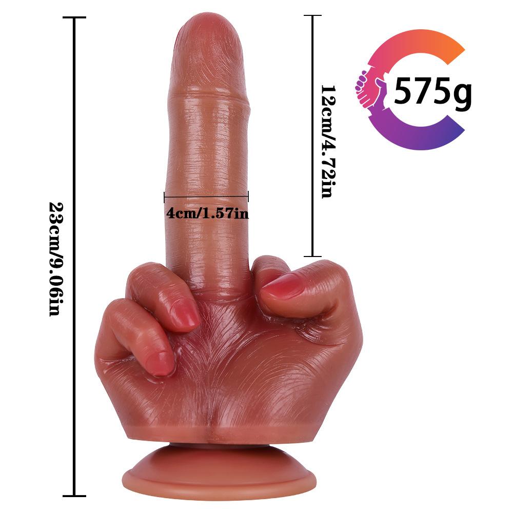 G65 A Male Finger Simulation Liquid Silicone Dildo Unique Adult Sex Toys