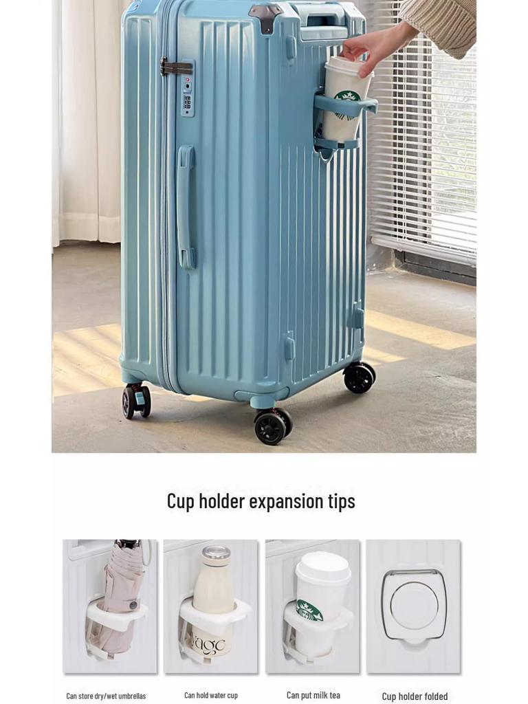 20-Inch Large Capacity Multi-Wheel Suitcase for Female Students