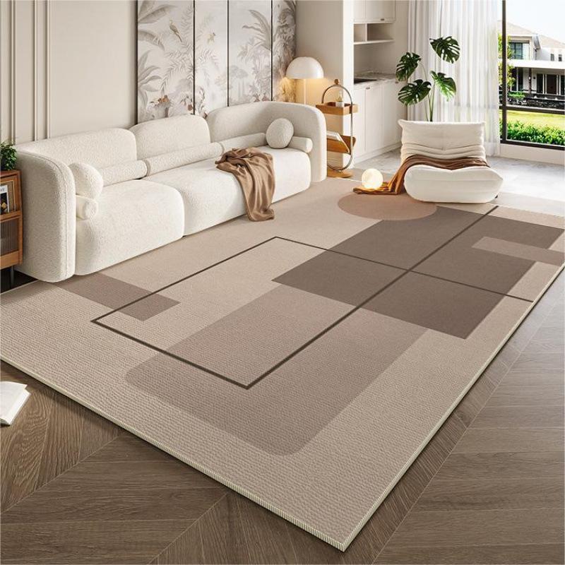 Cream Style Simple Carpet for Living Room Sofa Mat Anti-slip Easy To Clean Bedroom Wardrobe Room Mat Home Decoration