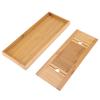 1Pc Bamboo Mini Tea Serving Tray Chinese Gongfu Tea Plate for Home Office Table 38*15cm
