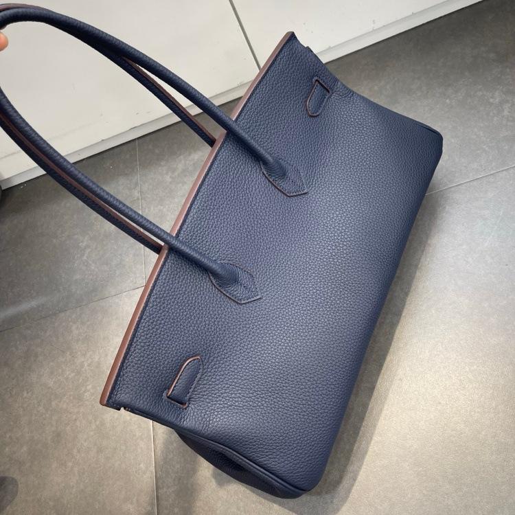 Grenzüberschreitender Trend Tasche kurze Version übergroße tragbare Schultertasche TOGO erste Schicht Rindsleder großes Fassungsvermögen Riesenpackung