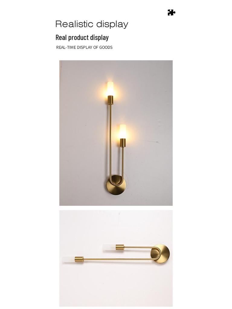 Nordische wiederaufladbare Wandleuchte - Moderner minimalistischer Stil für Schlafzimmer und Wohnzimmer