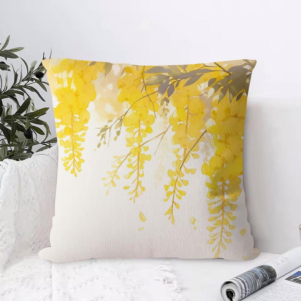 Cushion Cover Anti-dustmite Pillowcase Invisible Zipper Silky Short Plush Sofa Cushion Cover ZARA