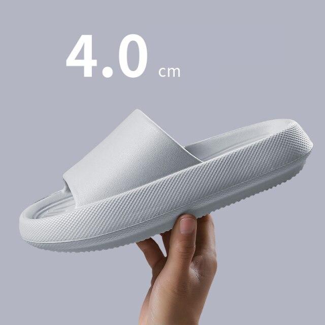 New Women Bathroom Indoor Slippers Unisex Men Slippers Beach Sandals Flip Flops EVA Soft Flat Shoes Female Platform Slippers