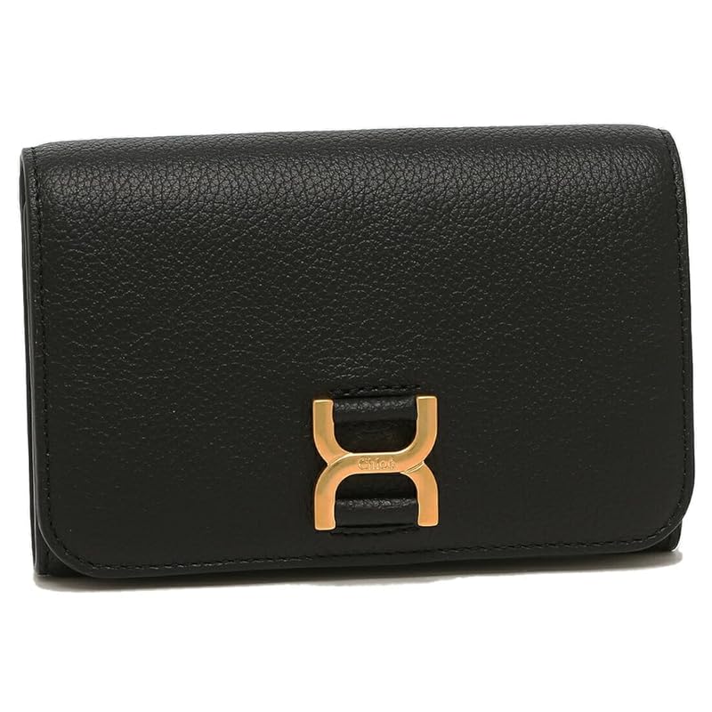 

[Chloe] trifold wallet Mercy compact wallet logo black ladies CHC23AP097I31 001 [product]