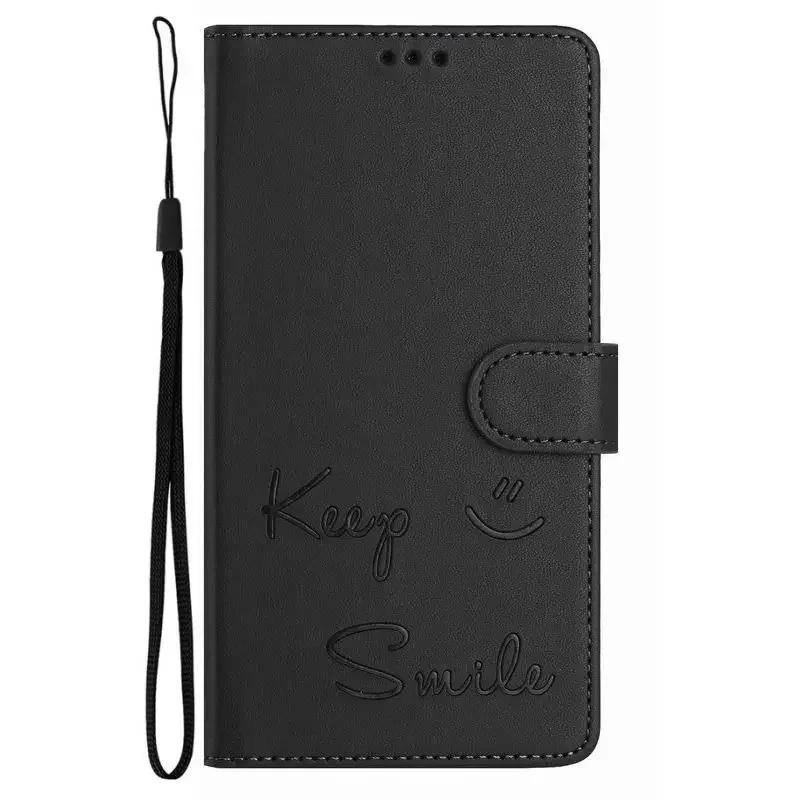 

Keep Smile Flip Case For Samsung Galaxy A81 A51 A52 A52S A53 A54 A55 A56 A70 A70S A71 A72 A73 5G Card Wallet Phone Cover #EOB For Galaxy A81