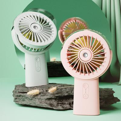 Portable Handheld Misting Fan with 3 Speed Settings Compact Size Portable Rechargeable Indoor Outdoor Water Spray Hand Held Fan
