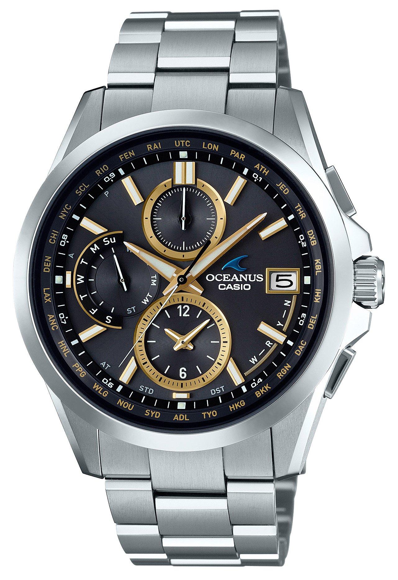 

Радіо Oceanus CLASSIC Solar Silver [Casio] OCW-T2600-1A3JF для чоловіків