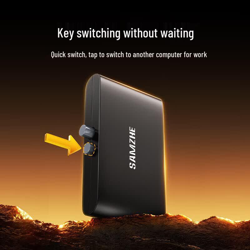 SAMZHE 2-Port VGA KVM Switch