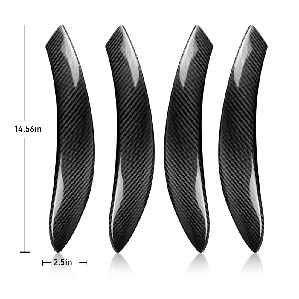 AIRSPEED Hard Carbon Fiber Door Handle Covers for BMW and These Stylish Interior Door Handle Covers and Protectors Are Perfect for Customizing Your