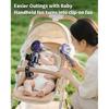 Eary Adjustable Baby Stroller Handheld Fan Holder Clip Universal Handheld Fan Turn To Clip-on Fan Baby Stroller Accessories